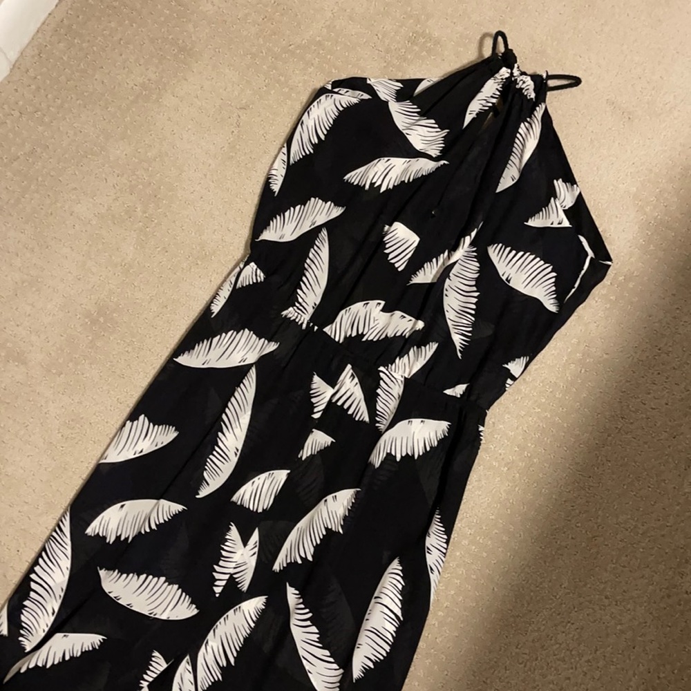 Parker halter back tie maxi dress.